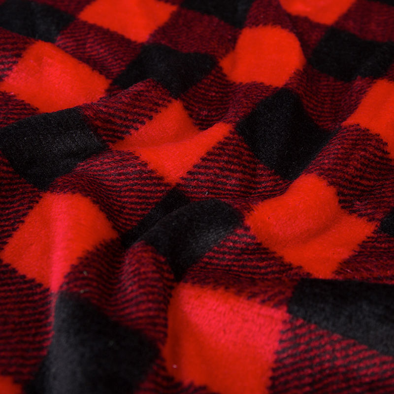 Single-postesque typis polyester flannel
